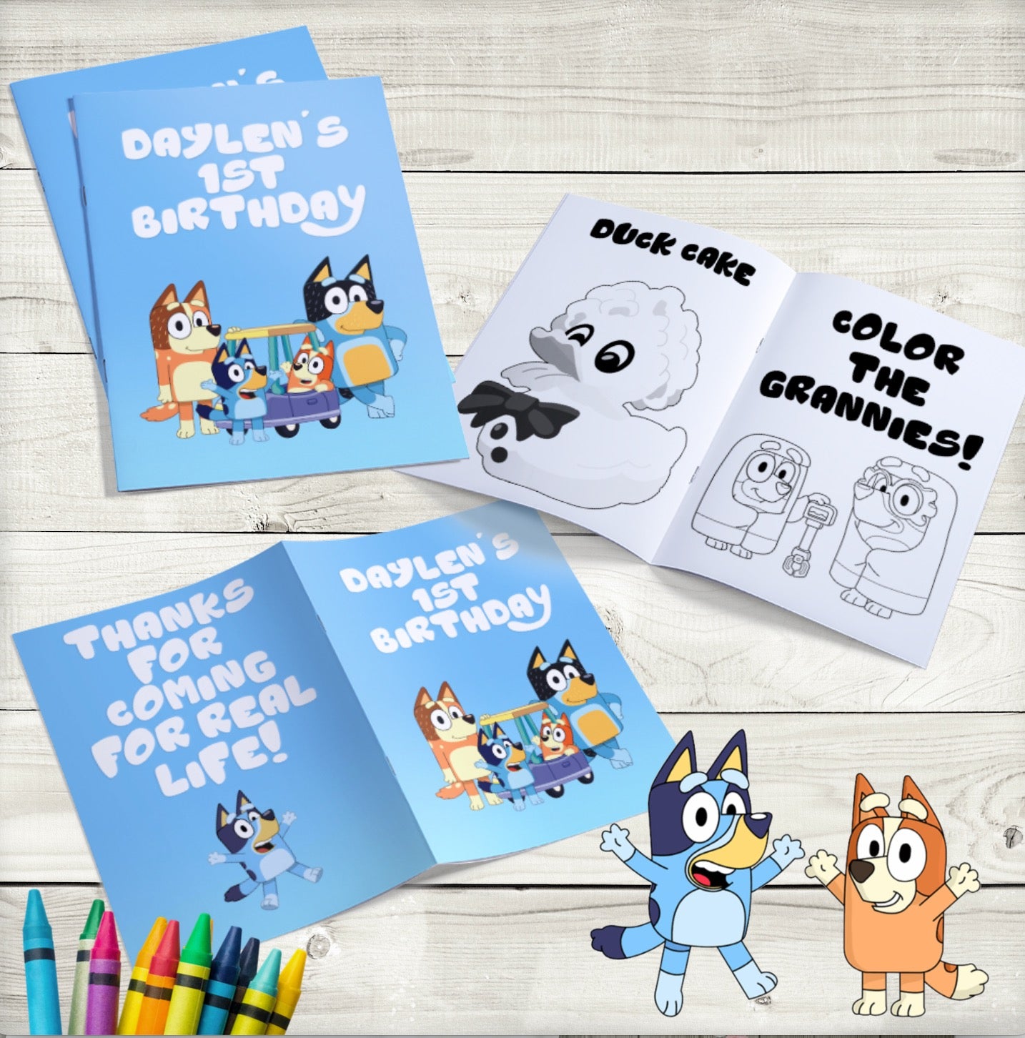 Bluey Coloring Books