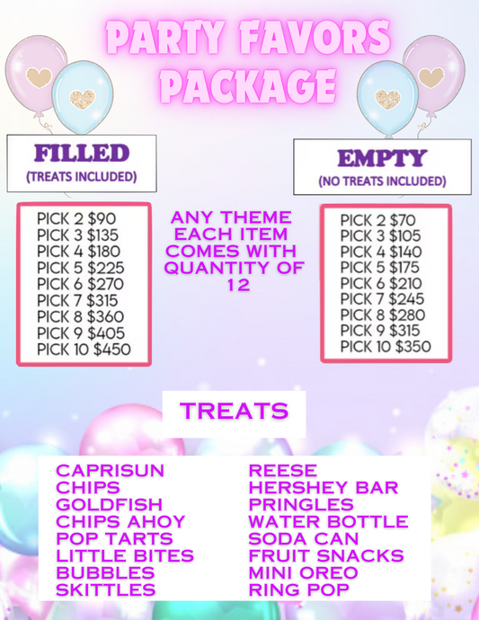 Party Favor Package