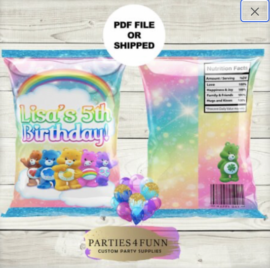 Custom Care bear chips