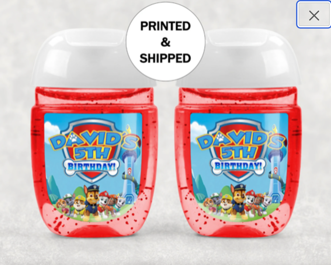 Paw patrol hand sanitizer