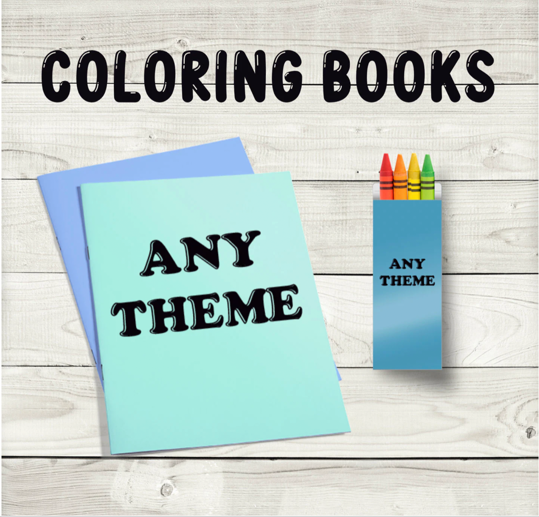 Custom Coloring Books Any Theme