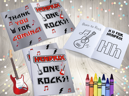 One Rocks Coloring Books