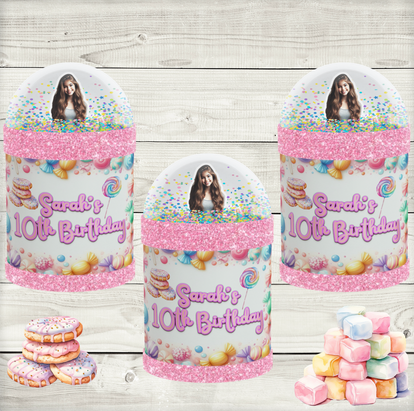 Personalized Candyland Pringles 3D Shaker