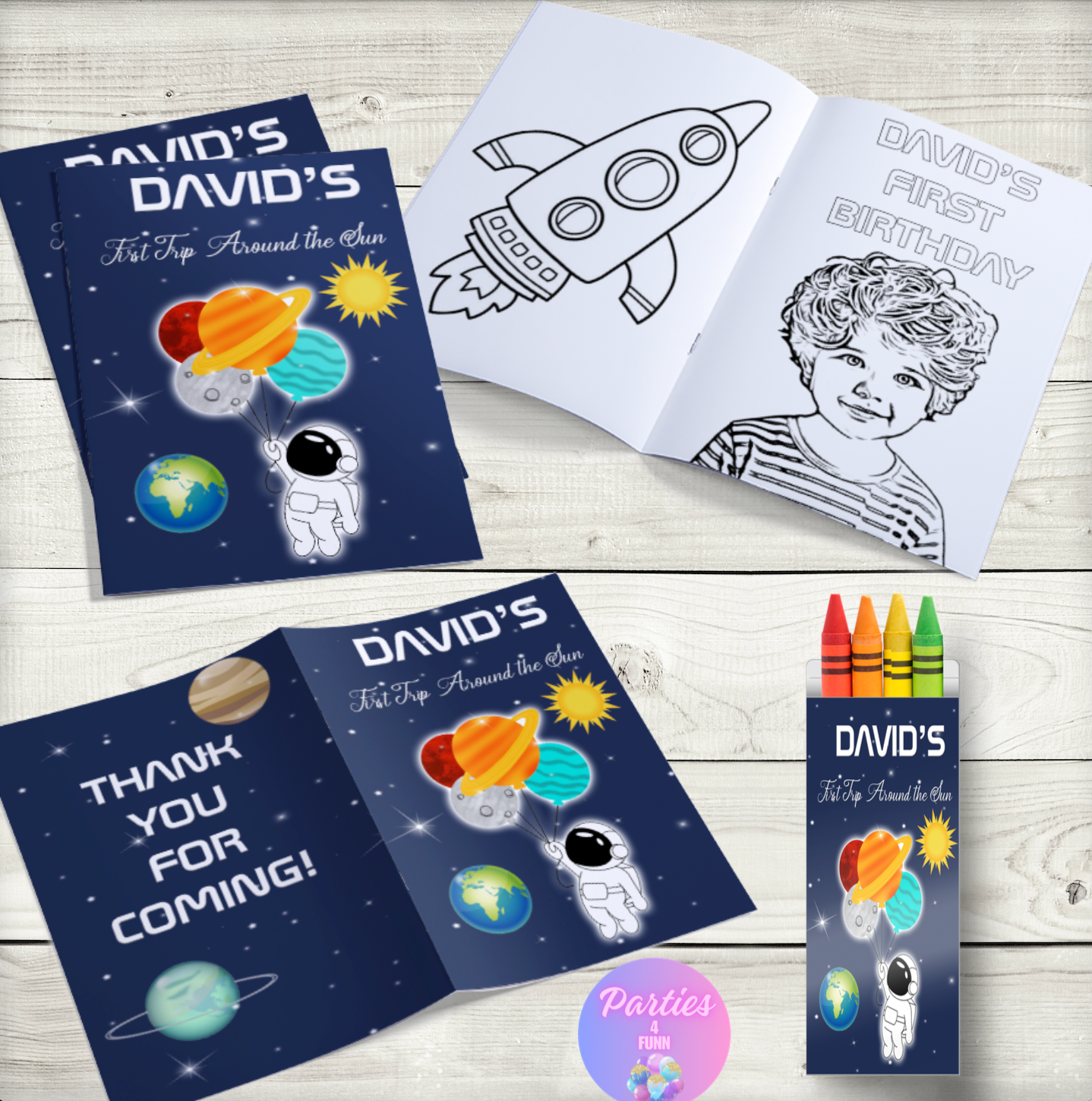 First Trip Around The Sun Coloring Books