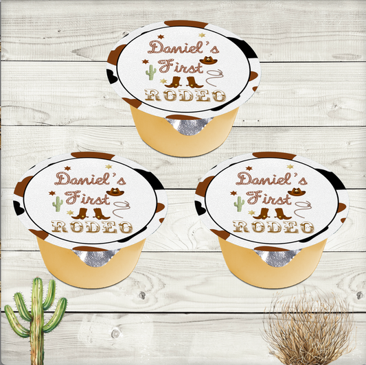 My First Rodeo Applesauce Labels