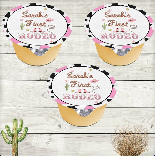 My First Rodeo Applesauce Labels